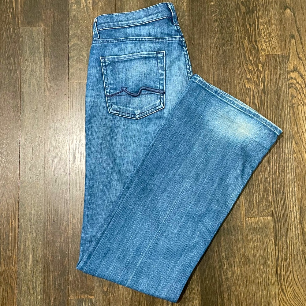 7 For All Mankind High Waist Bootcut Size 28